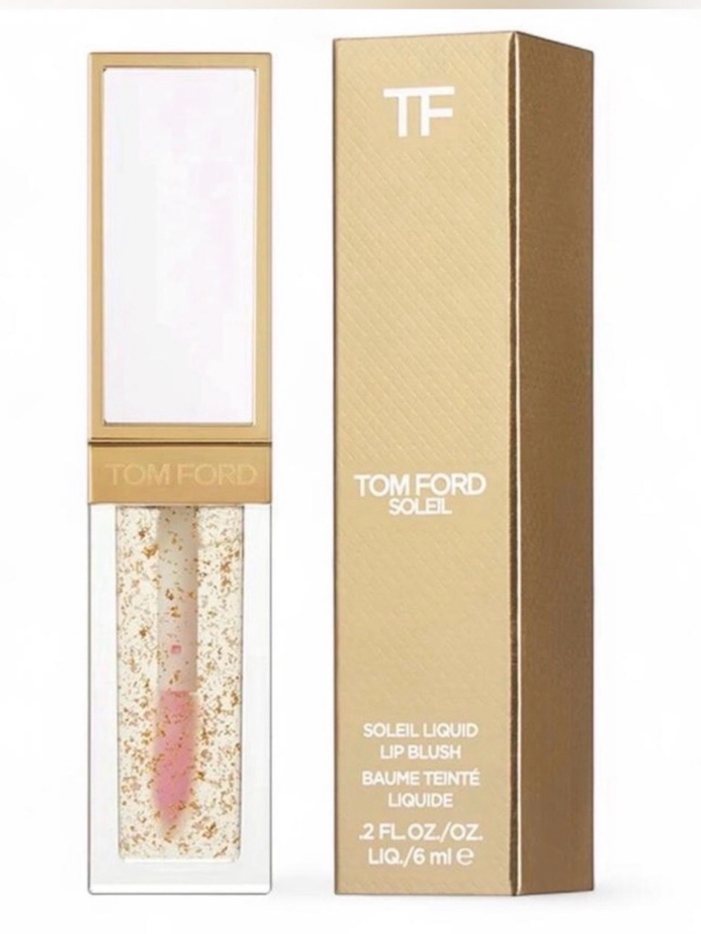 NWT Tom Ford Lip Gloss -Soleil Color Changing Lip Blush